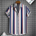 Men Regular Super Slim Fit Striped Casual Shirt with modern slim fit and stylish striped design for daily and smart casual wear