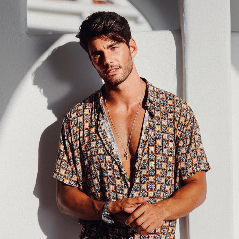 Men's Solid Slim Fit Casual Half Sleeve Shirt with modern slim fit and comfortable fabric for stylish daily and casual wear