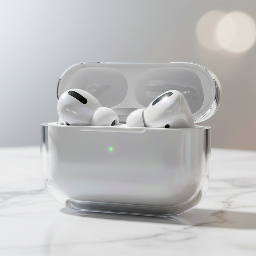 New AirPro Truly Wireless Charging Noise Cancelling Spatial Audio Earbuds Bluetooth Headset with charging case and Bluetooth connectivity