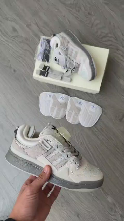 Adidas Bad Bunny Girls Forum Grey Sneakers – Top Premium Quality Stylish Comfort | neomarketshop