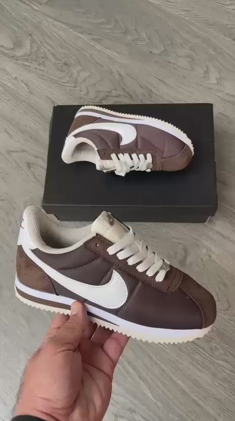 Nike Cortez Suede Brown Girls Sneakers – Premium quality classic sneakers with durable suede, comfort, and stylish design.