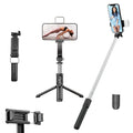 R1S Extendable Flash 3-in-1 Selfie Stick Tripod with Bluetooth Remote