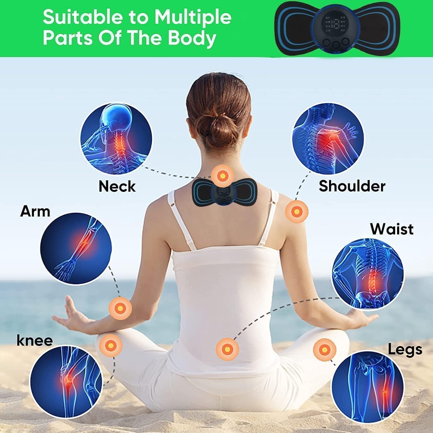 Foot Massager – Wireless Electric EMS Massage Machine for Relaxation & Pain Relief