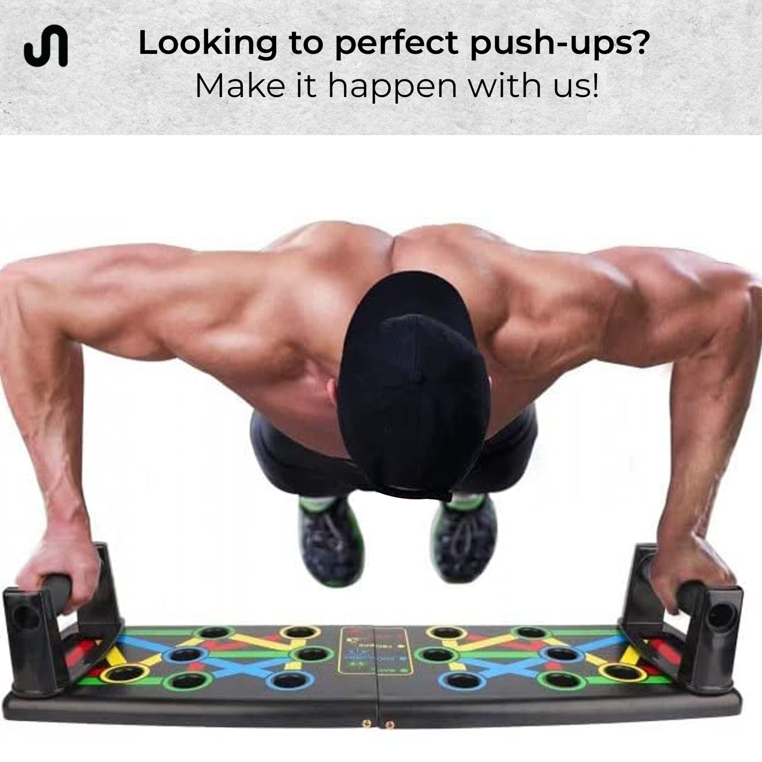 Foldable Push-Up Board for Home Gym