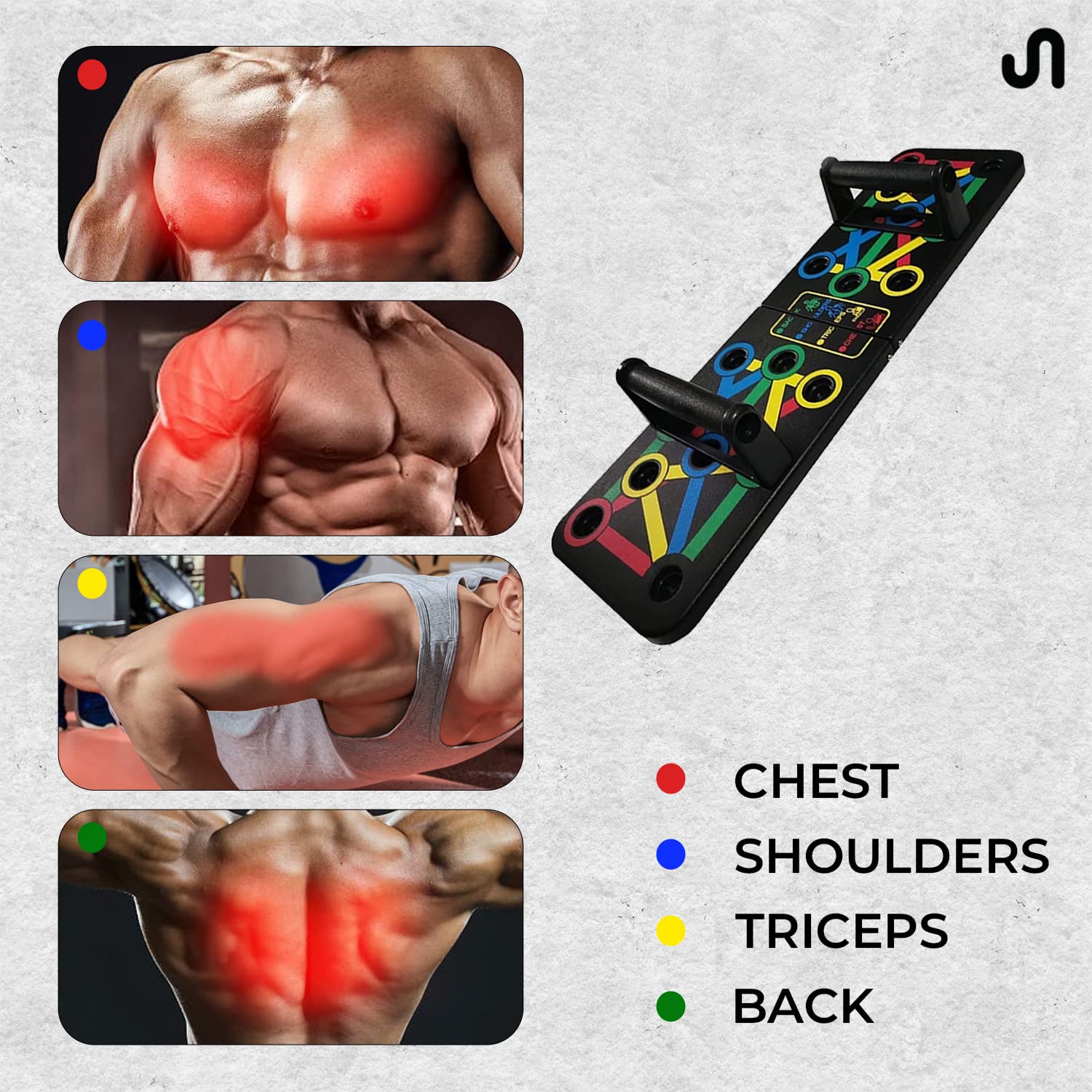 Foldable Push-Up Board for Home Gym